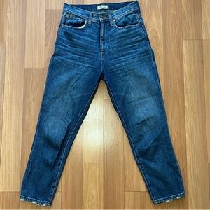 Madewell Mom Jean Size 27